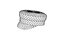 Wool Baker Boy with Crystals Black 