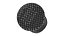 Wool Baker Boy with Crystals Black 