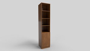 3D Bookcase N6 model