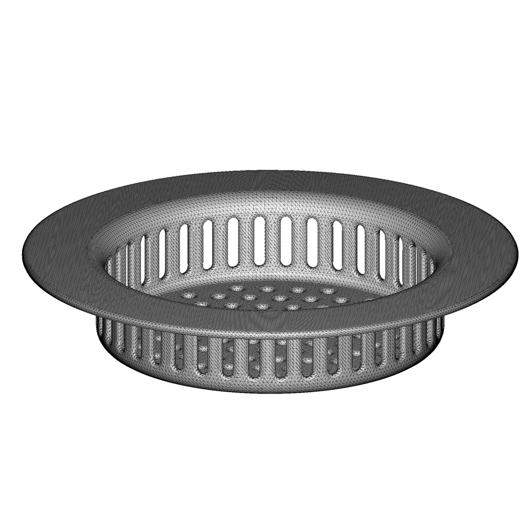 3D PVC Kitchen Sink Strainer model TurboSquid 2144408