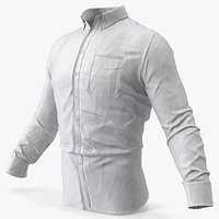Oxford Slim Shirt Long Sleeve White