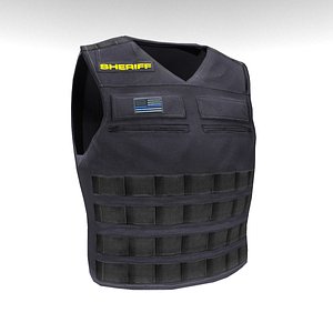 sheriff vest 3D