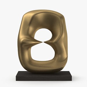 Henry Moore Inspired Sculpture 06 3D model