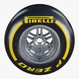 Formula1 Rear Wheel Pirelli PZero Soft Tire