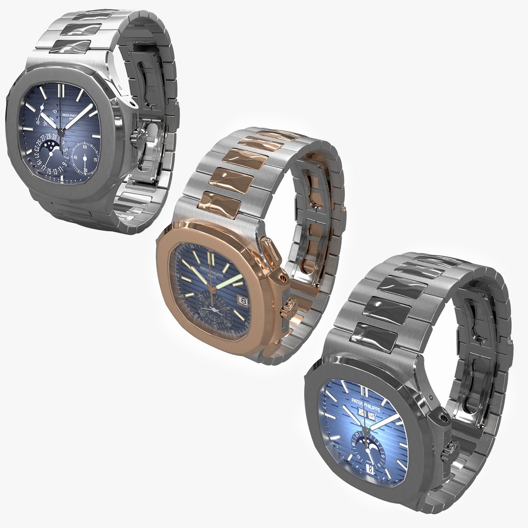 Watches Patek Philippe Collection 3D model preview