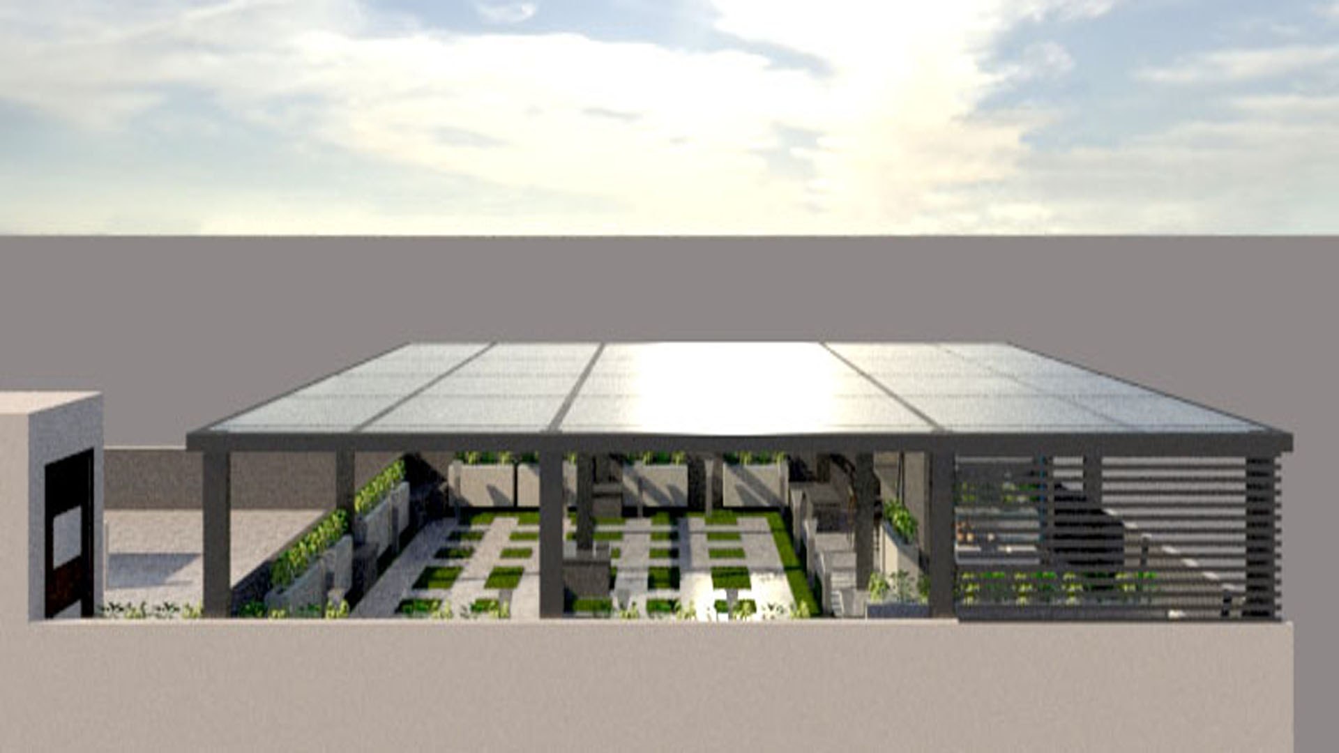 Roof Garden Model - TurboSquid 2154348