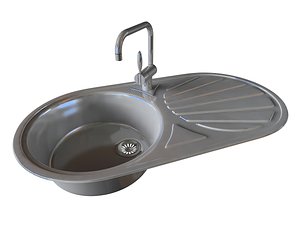 3d kitchen sink