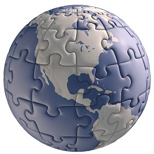jigsaw puzzle globe 3ds