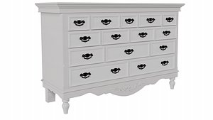 Chest of drawers with fourteen drawers Marseille model