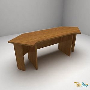 free office table 3d model