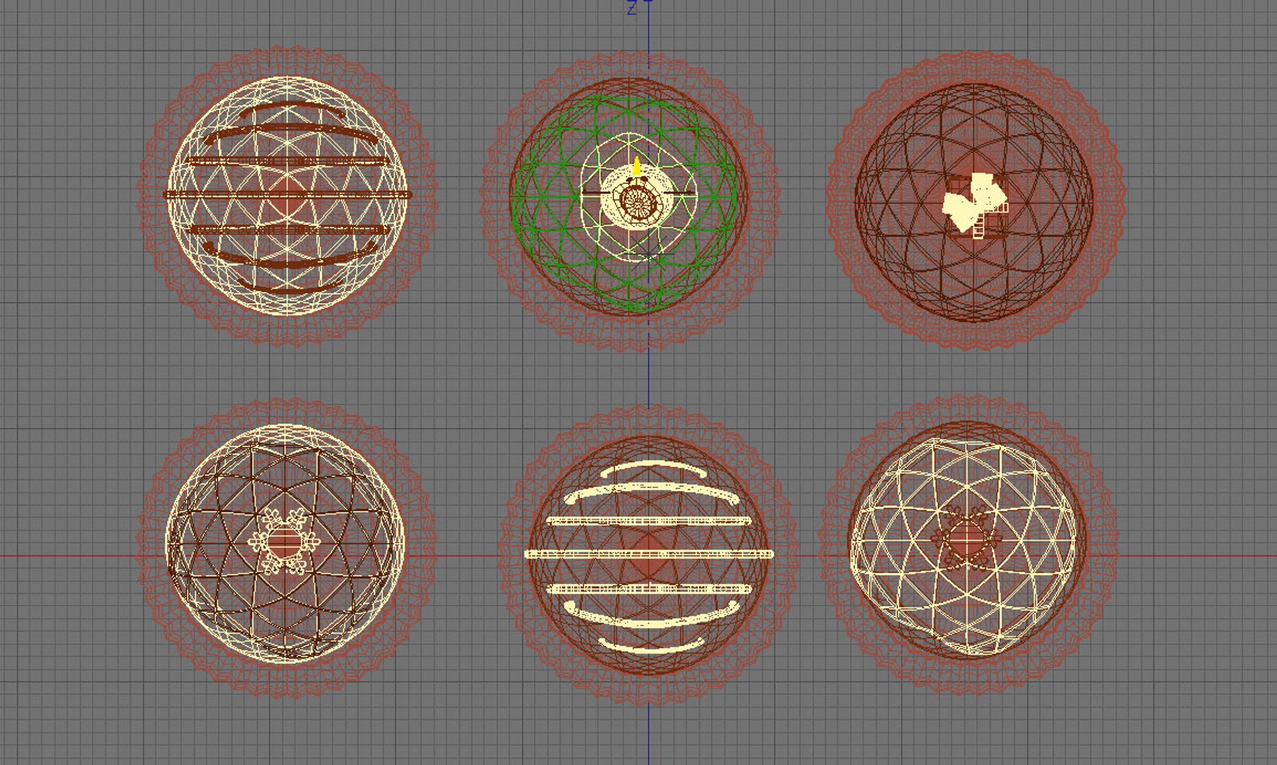 3d Chocolates Truffles Model