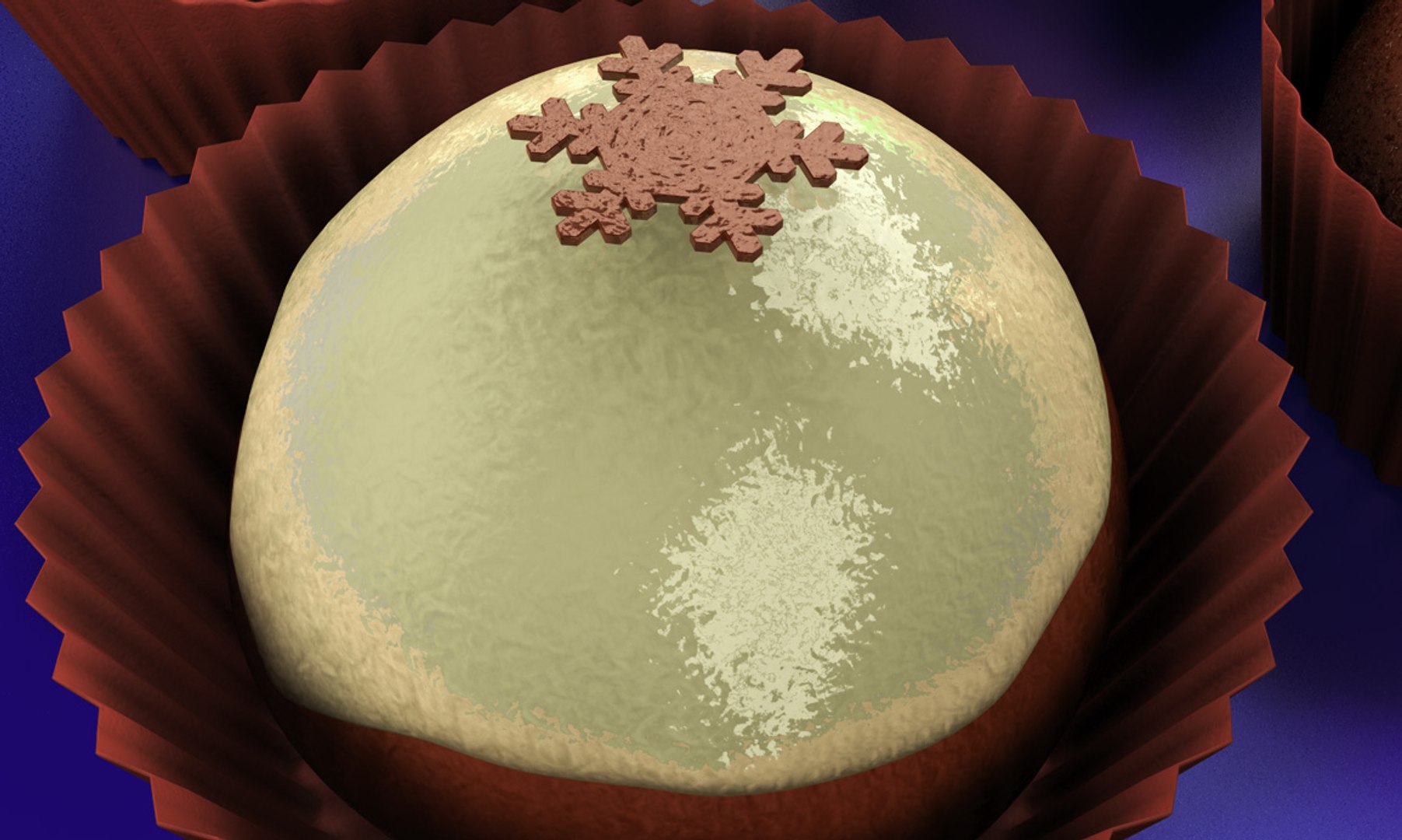 3d Chocolates Truffles Model