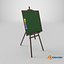 Customizable Wooden Greenboard with Stand - Square Writing Board