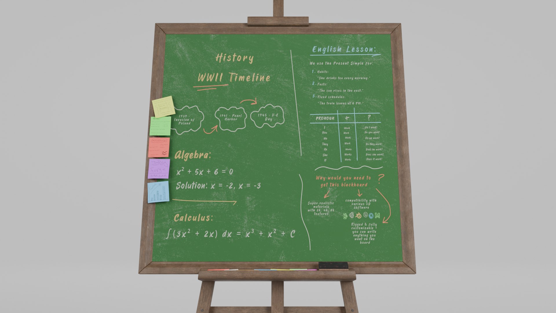 Customizable Wooden Greenboard with Stand - Square Writing Board 3D model https://p.turbosquid.com/ts-thumb/yB/QTfujZ/Cj/r_16/png/1746826921/1920x1080/fit_q87/c1988d99872566f270fca29f804ae711750ba081/r_16.jpg