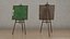 Customizable Wooden Greenboard with Stand - Square Writing Board
