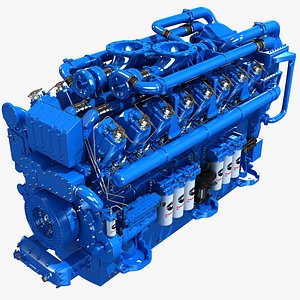 V12 Diesel Engine
