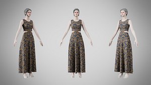Dress 31 Royal Baroque Brocade