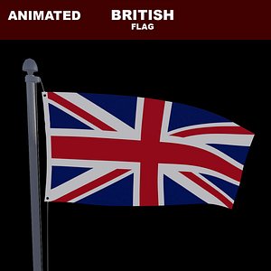 3D model animation flag