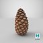 closed pine cone 3ds