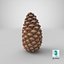 closed pine cone 3ds