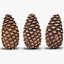 closed pine cone 3ds