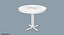 Kinnarps pillar table OBPM90
