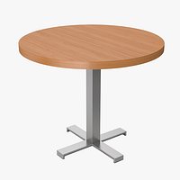 Kinnarps pillar table OBPM90