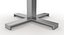 Kinnarps pillar table OBPM90