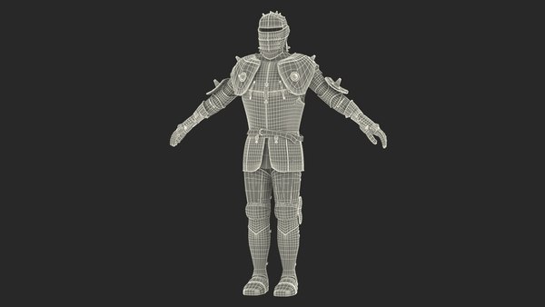 modelo 3d Traje de armadura de caballero medieval - TurboSquid 2215067