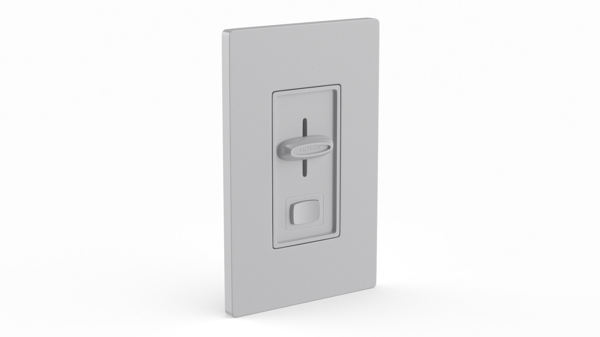 Lutron Dimmer Light Switch 3D model preview