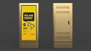 3D Electronic Kiosk model