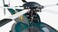 3D model MD 500E Sheriff Helicopter Rigged