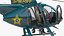 3D model MD 500E Sheriff Helicopter Rigged