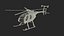 3D model MD 500E Sheriff Helicopter Rigged