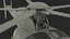 3D model MD 500E Sheriff Helicopter Rigged