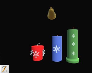 christmas bell 3D