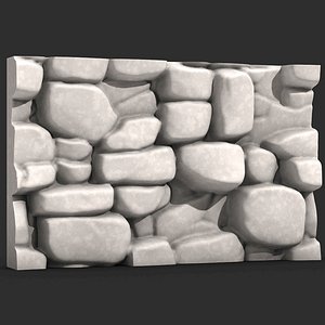 Raw Basalt Rock Wall Detail