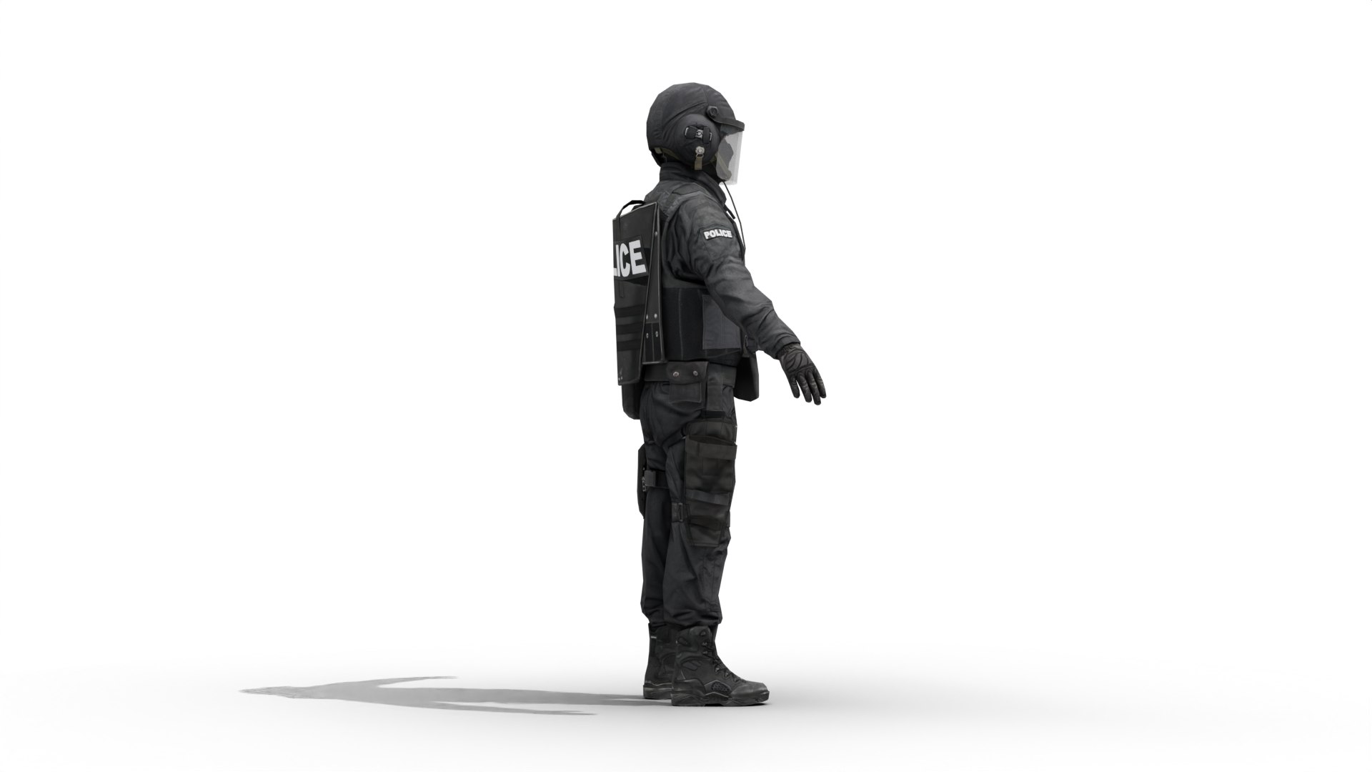 3D SWAT Police - RIG - TurboSquid 2535602
