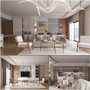 Modern Apartment Interior 3D