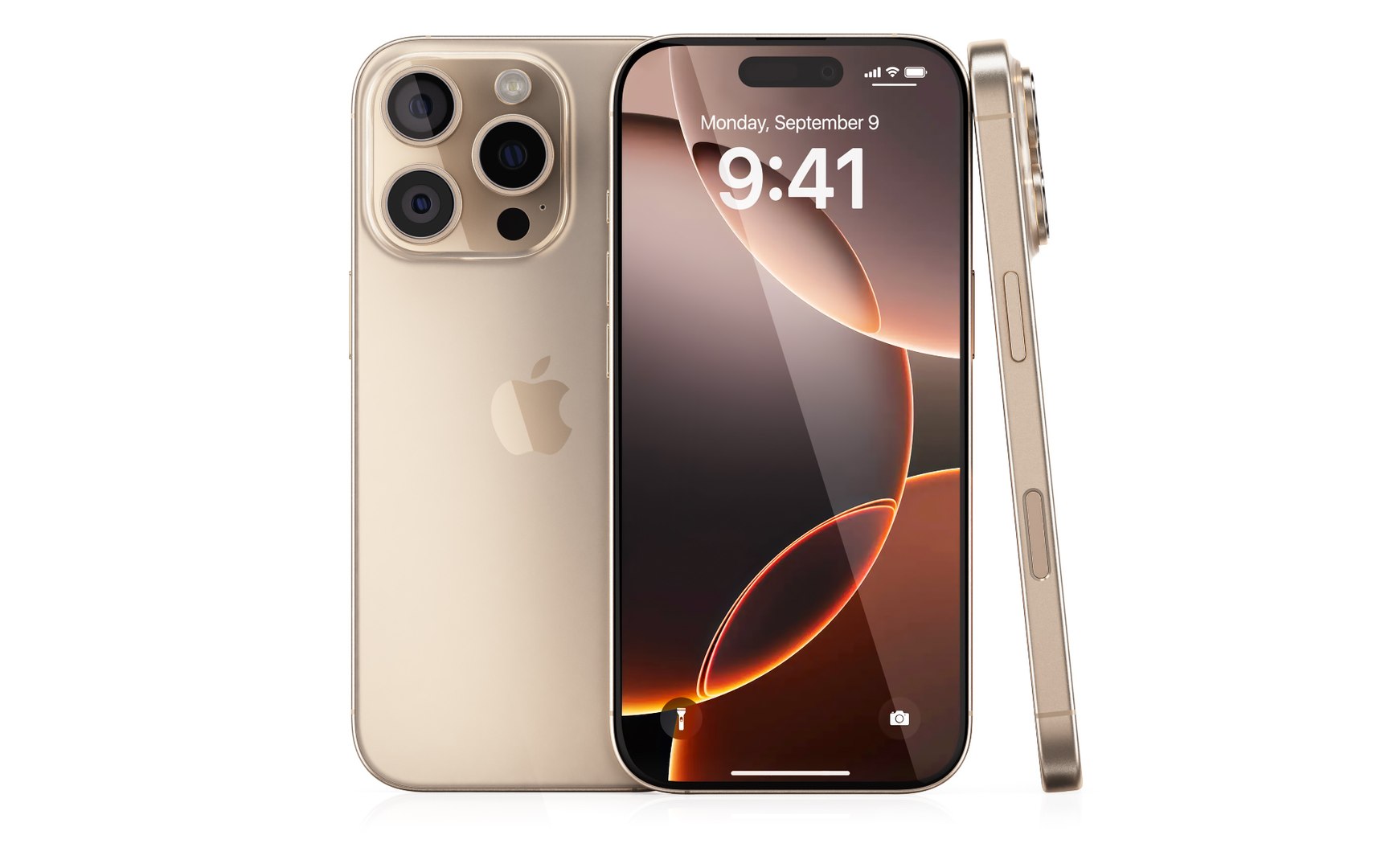 3D IPhone 16 Pro Desert Titanium - TurboSquid 2284802