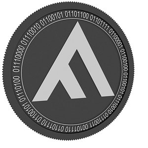 fxpay black coin 3D model