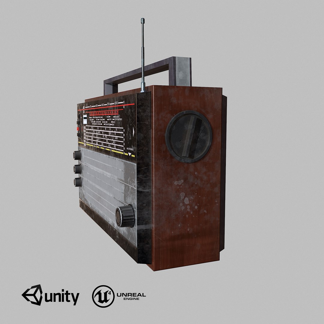 3D Old Ussr Radio Low-poly Model - TurboSquid 1288804