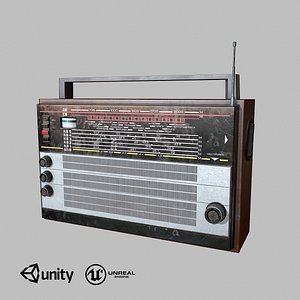 Old USSR Radio low-poly