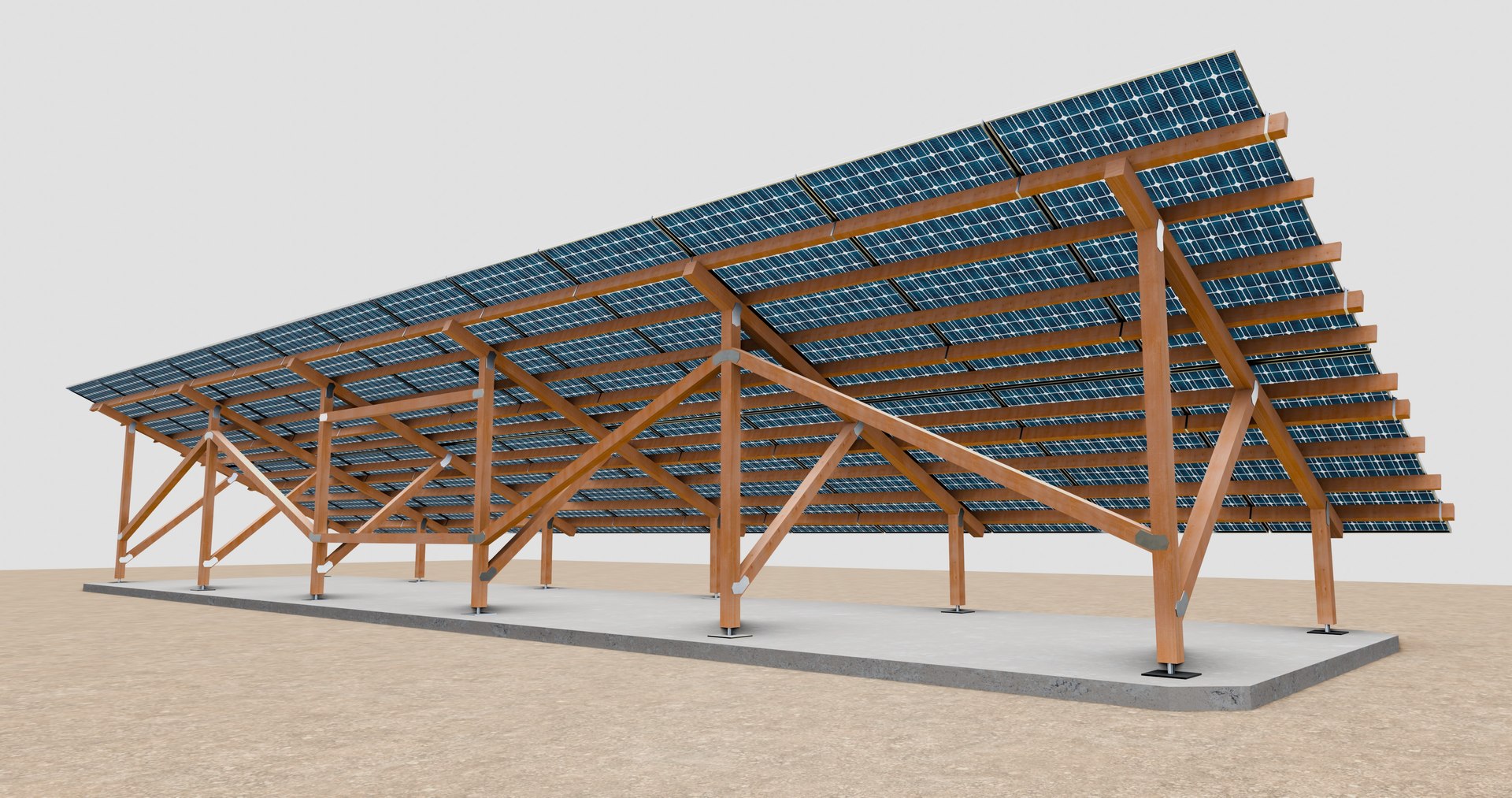 3D Wood Structure Solar Ground Mount 2x13 Table model https://p.turbosquid.com/ts-thumb/yB/tNuFwe/Lf/17/jpg/1772871029/1920x1080/fit_q87/30609b855332413bf344e4ecf25385c0226d7f2c/17.jpg