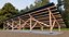 Wood Structure Solar Ground Mount 2x13 Table