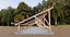Wood Structure Solar Ground Mount 2x13 Table