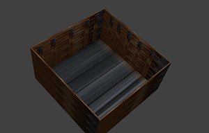 simple crate 3D model