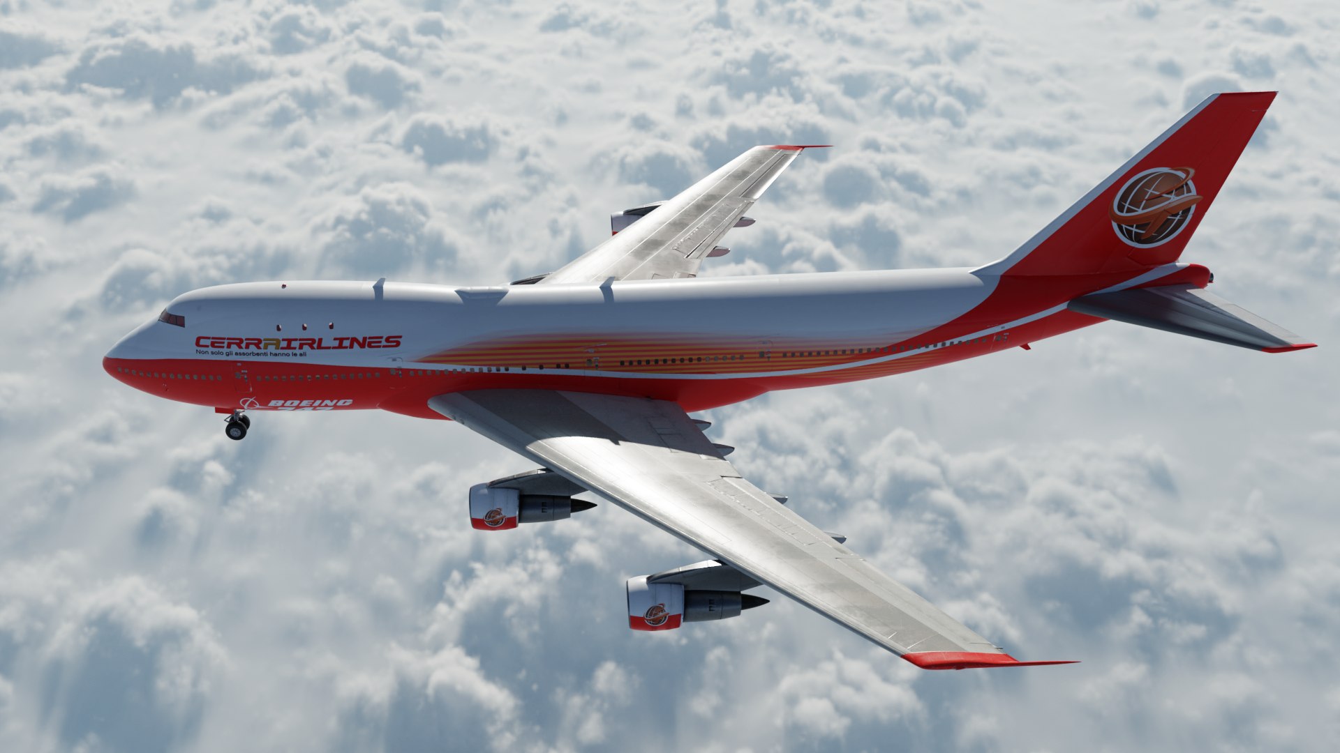 747-100 CerrAirlines 3D Model - TurboSquid 2148201