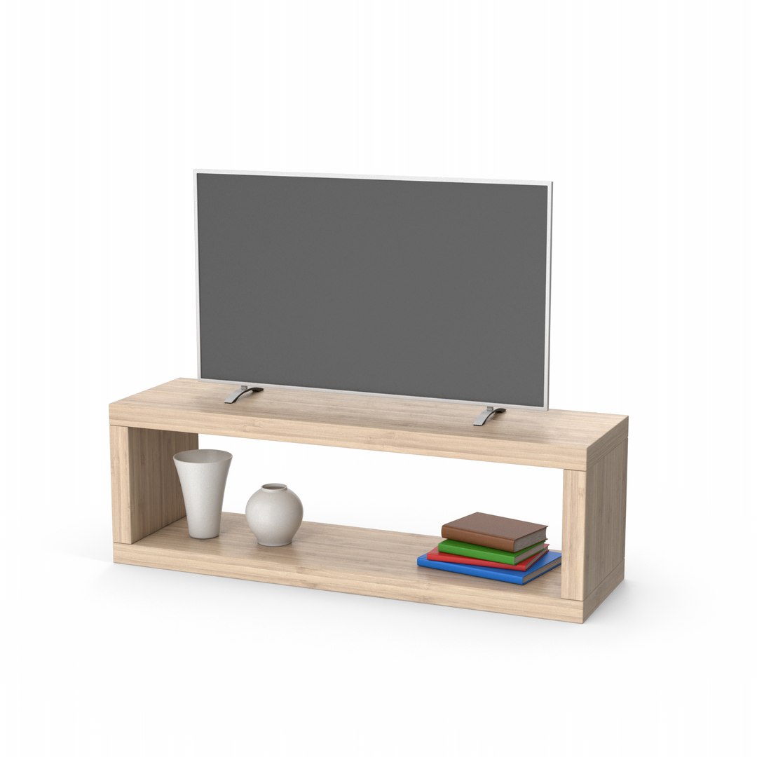 Wooden TV Stand Set model https://p.turbosquid.com/ts-thumb/yB/wanqxz/oK/tvstandwithsmarttv.h02.2k/png/1644863141/1920x1080/fit_q87/0e3ab122df1bbaa6404adef967777d011e736c23/tvstandwithsmarttv.h02.2k.jpg