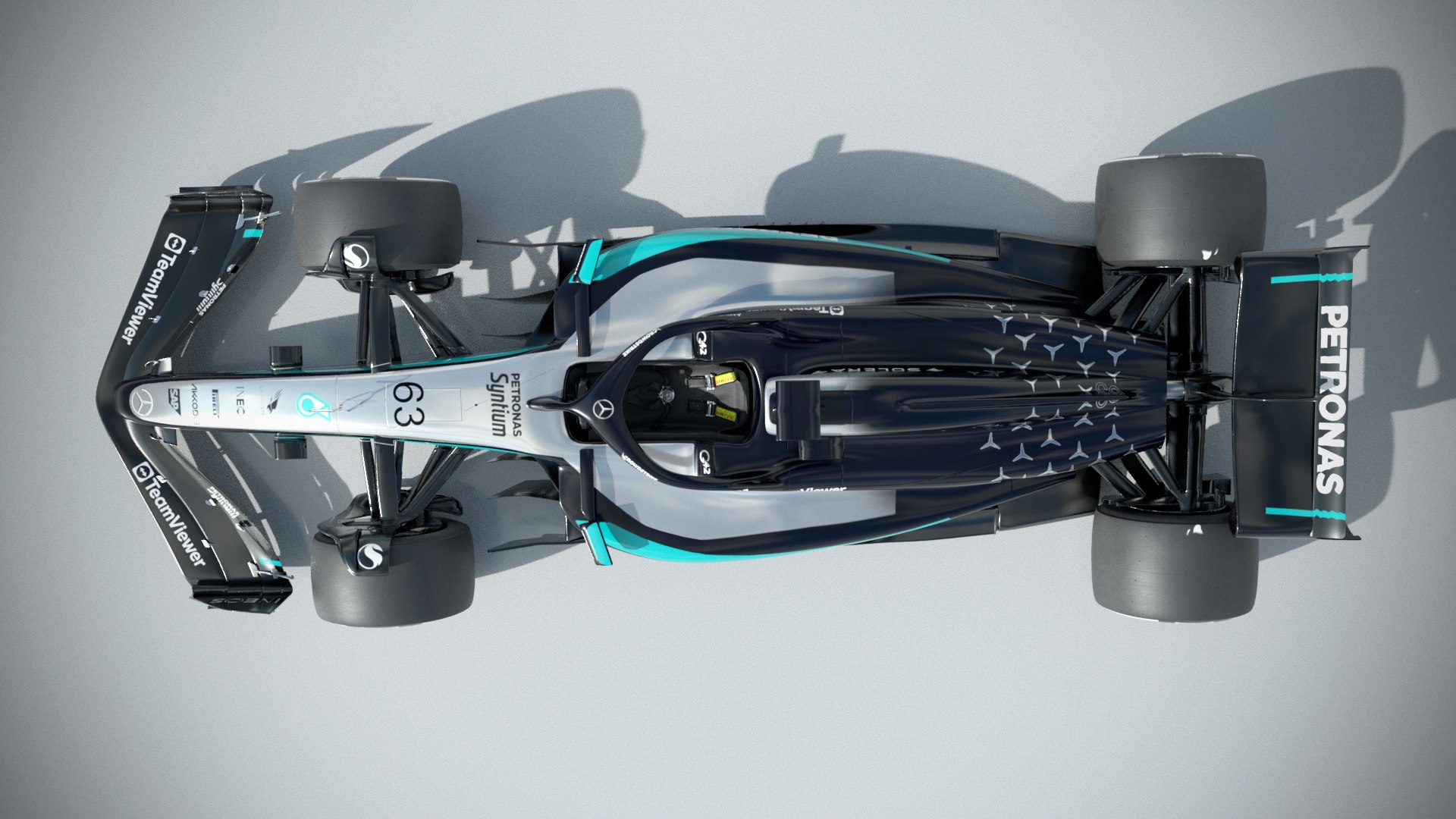 F1 Mercedes W16 2025 3D Model - TurboSquid 2373370